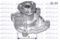Водяной насос для VW POLO (9N_) 1.4 16V 2006-2009, код двигателя BUD, V см3 1390, кВт 59, л.с. 80, бензин, Dolz A218